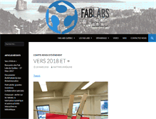 Tablet Screenshot of fablabs-quebec.org